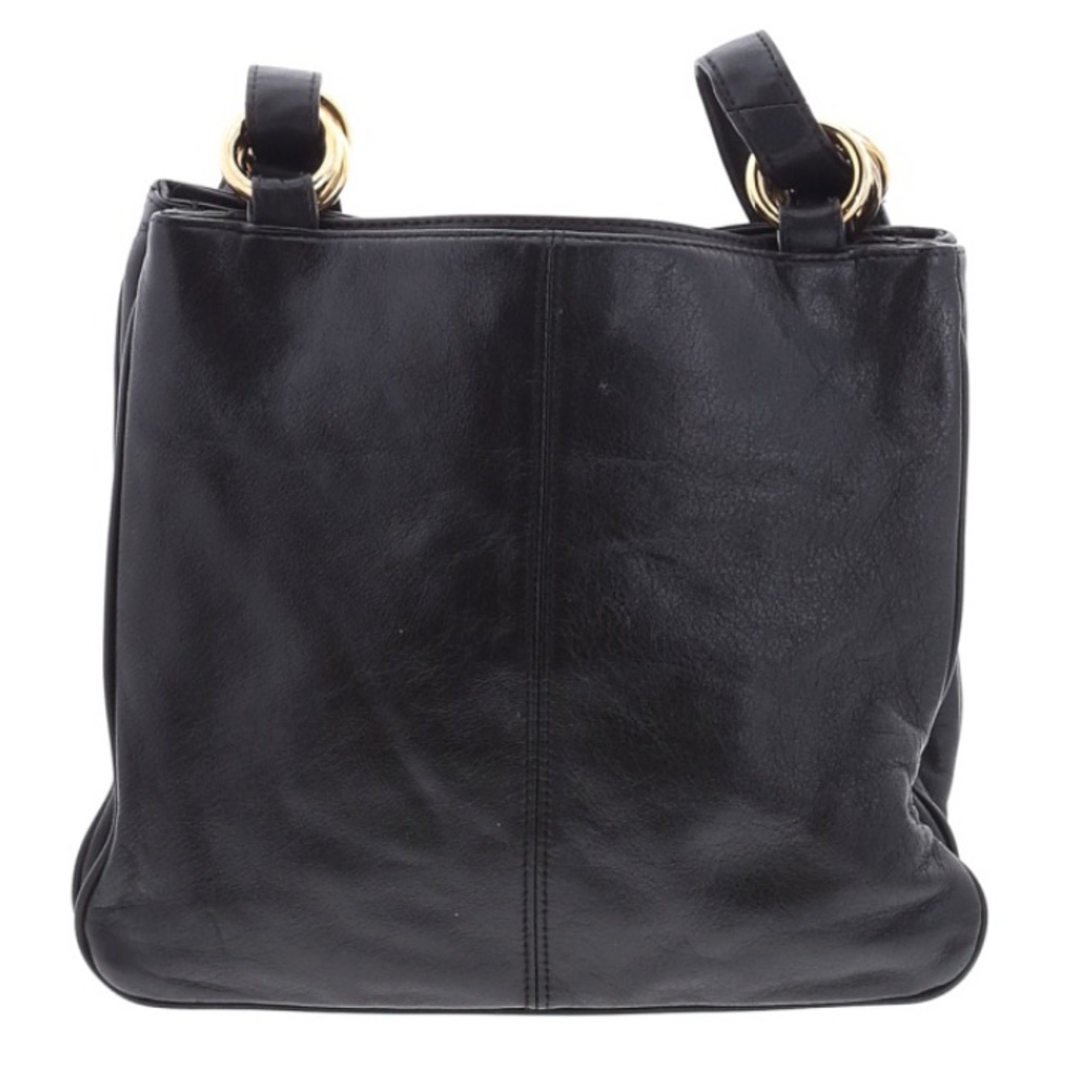 Gianni Bernini | Black Leather Handbag - Picture 4 of 9